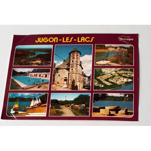 Carte Postale Couleur De Jugon-Les-Lacs (Côtes D'armor) Datant Des Années 80 - Collection Couleurs De Bretagne - Editions D'art Jack - 15x10cm
