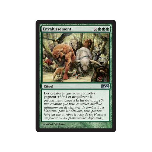 Envahissement (Overrun) - Magic Mtg - M12 Vf Mint 186 - U