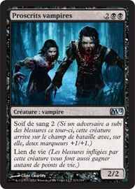 Proscrits Vampires (Vampire Outcasts) - Magic Mtg - M12 Vf Mint 115 - U