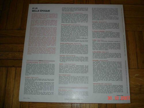 Petite Histoire De La Grande Chanson - Maurice Chevalier, Jean-Claude Pascal, Odette Laure, Suzy Delaire - 15 Chansons - Rca 90 Sm-01