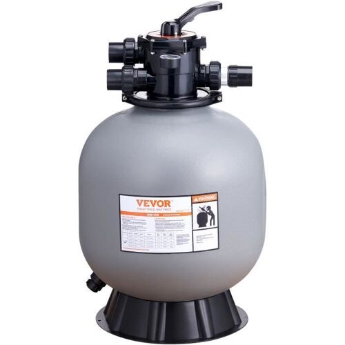 Filtre à Sable 558,8 mm -VEVOR-Ports 7 Voies Débit 55 GPM-Filtre, Lavage Contre-Courant, Rinçage, Recirculation, Déchets