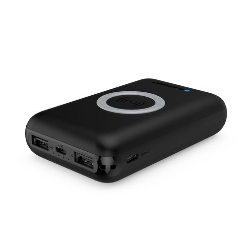 Batterie De Secours 10.000 Mah Avec Induction - Blaupunkt - Blp7430-133 - Noir