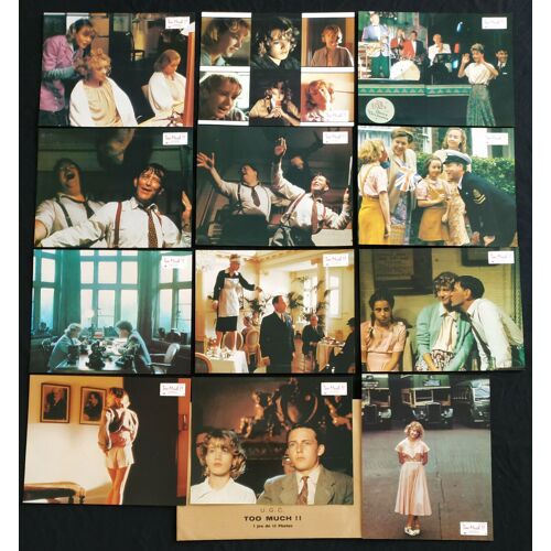Too Much ! (Wish You Were Here): Jeu De 12 Photos D'exploitation Cinématographique - Format 21x27 Cm - De David Leland Avec Emily Lloyd, Tom Bell, Jesse Birdsall - 1986