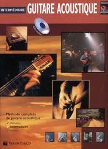 Guitare Acoustique Intermediaire: Intermediate Acoustic Guitar (French Language Edition), Book & Cd