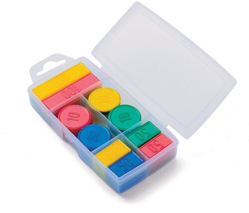 Jeu De Societe Boite 100 Jetons En Plastique