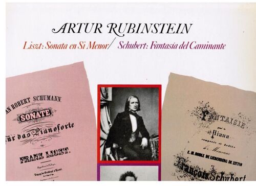 Liszt Sonate En Si Mineur Artur Rubinstein, Piano