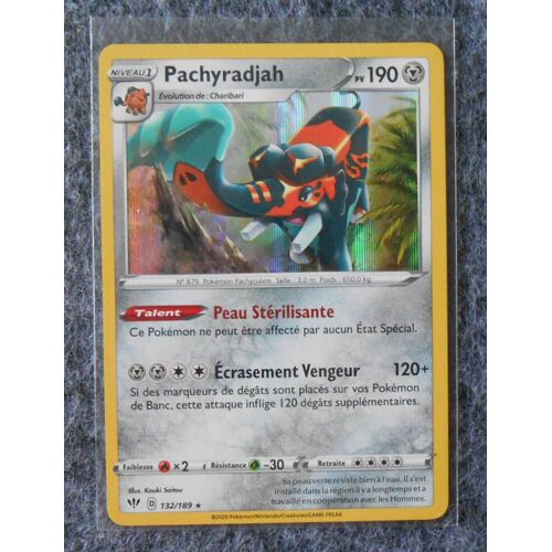 Pachyradjah Holo 132/189 - Eb3 - Ténèbres Embrasées - Vf