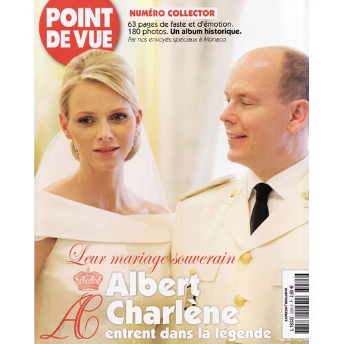 Point De Vue 3285  N° Collector "Albert & Charlene Entrent Dans La Legende"