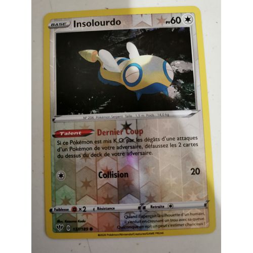 Insolourdo 137/189 Reverse Commun Ténèbres Embrasées
