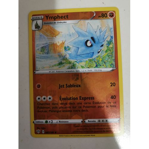 Ymphect 87/189 Reverse Peu Commun Ténèbres Embrasées