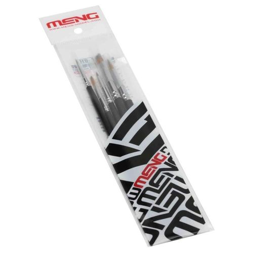 Outillage Pour Maquette : Ensemble De 5 Pinceaux-Meng