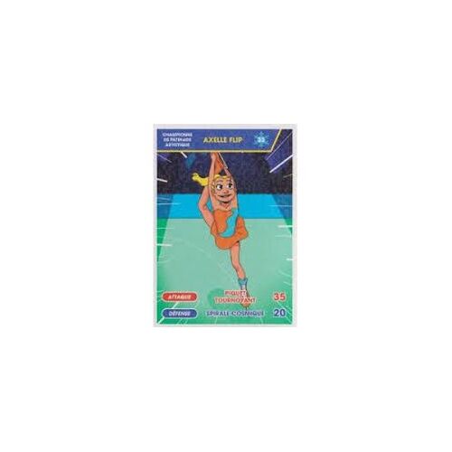 Image Pitch Tour Du Monde Des Sports N°33 - Axelle Flip - Championne De Patinage Artistique - 8,5x6 Cm