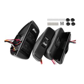 Kit De 4 Boutons Universels Pour Lève-vitre électrique - Interrupteur Bascule 5 Broches - 12V