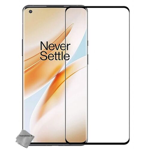 Film de protection verre trempe incurve integral pour OnePlus 8 - NOIR