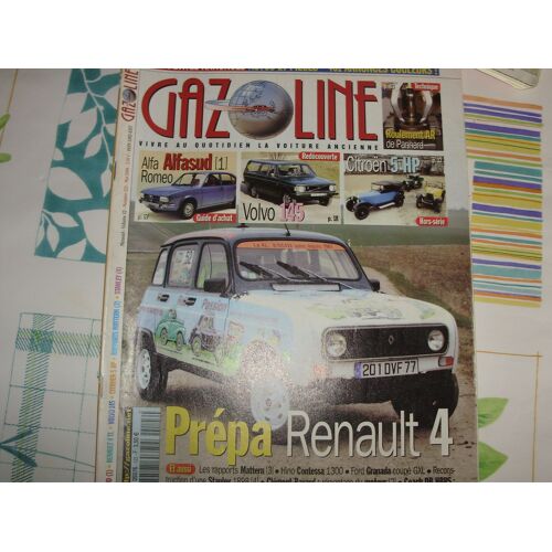 Gazoline  N° 123 : Prépa Renault 4 - Alfasud - Volvo 145 - Citroën 5 Hp