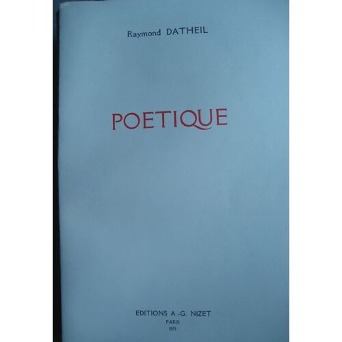 Poétique