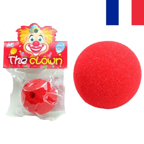 Nez De Clown Rouge 45mm Mousse Déguisement Costume Carnaval Fête Farces