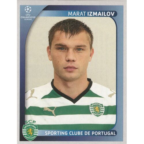 Stickers Image Panini - Champions League 2008 / 2009 - N°496 - Marat Izmailov - Sporting Portugal