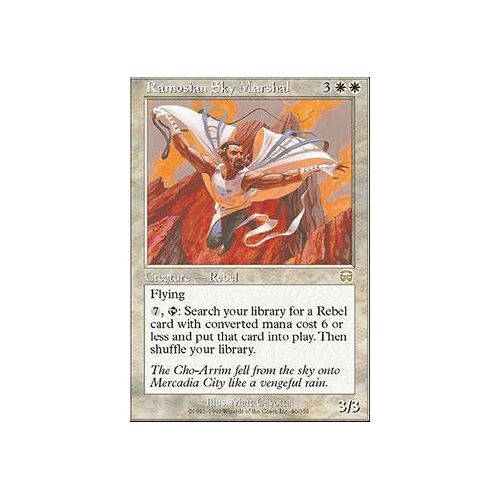 Maréchal Céleste Ramosien ( Ramosian Marshal ) - Magic Mtg - Masques Vf E 40 - R
