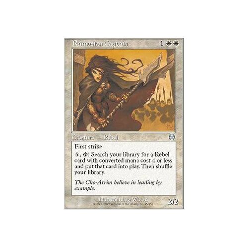 Ramosian Captain ( Capitaine Ramosienne ) - Magic Mtg - Mercadian Vo E 35 - U