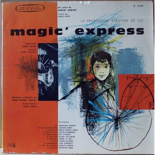 Livre Disque Magic Express,La Prodigieuse Aventure De Luc
