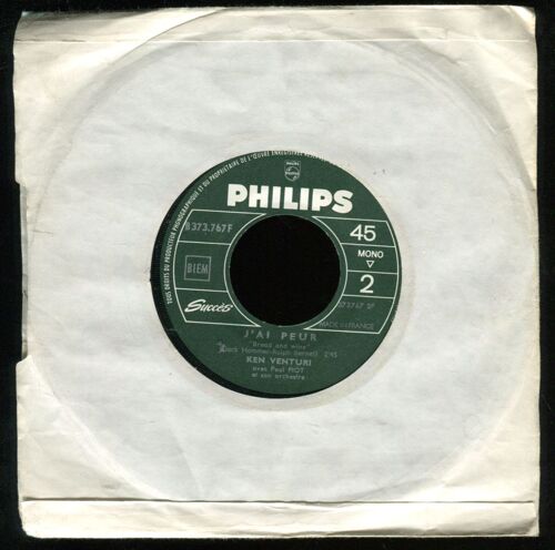 Philips  373767  :  Merci Chérie  -  J'ai Peur