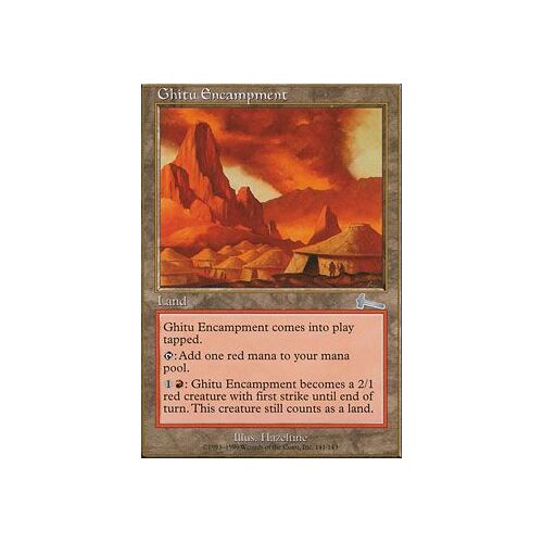 Ghitu Encampment  (Campement Guitûk ) - Magic Mtg - Legacy Vo E 141 - U