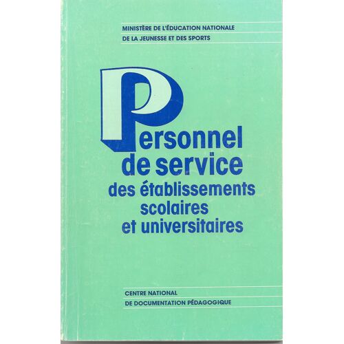 Personnel De Service Des Établissements Scolaires Et Universitaires 8353