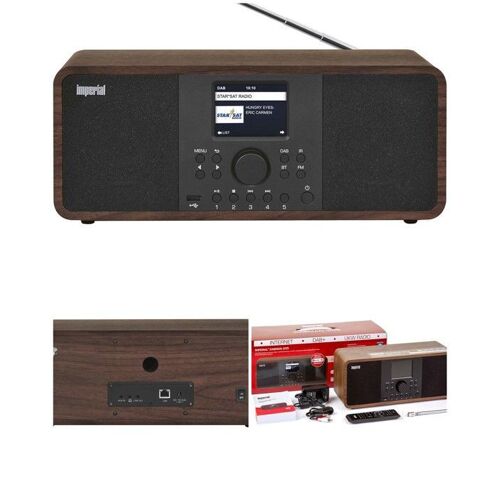 Radio INTERNET - DABMAN - i205 - DAB+ FM RDS - Bluetooth 5.0 - Écran couleur TFT 8,1 cm