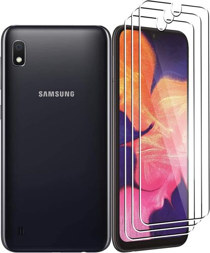 3 Pièces Verre Trempé Pour Samsung Galaxy A10, Protection Ecran, Dureté 9h Glass, Ultra Hd, Sans Bulles, Pour Samsung Galaxy A10
