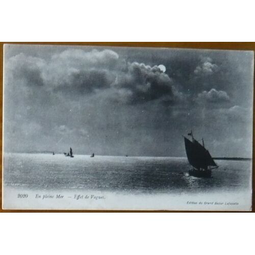 Carte Postale Ancienne - 2020 - En Pleine Mer - Effet De Vagues