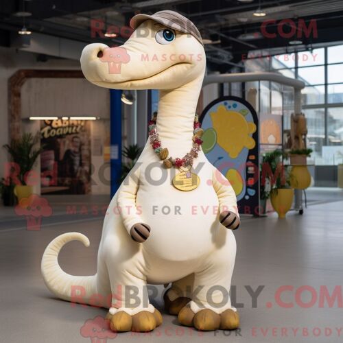 Costume Mascotte Redbrokoly De Kiwi Gris Personnage Habillé D Un Bermuda Et D Une Écharpe