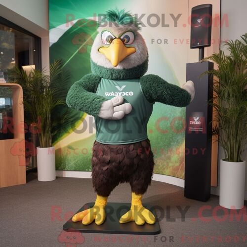 Personnage De Costume De Mascotte Redbrokoly De Ballon De Rugby Lavande Habillé Avec Un Pantalon De Costume Et Des Lacets De Chaussures