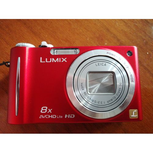 Panasonic Lumix DMC-ZX3 compact 14 mpix rouge
