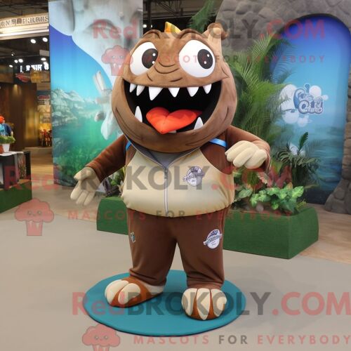 Personnage De Costume De Mascotte Redbrokoly D Ours À Lunettes Rose Habillé Avec Un Pantalon De Costume Et Un Porte-Monnaie