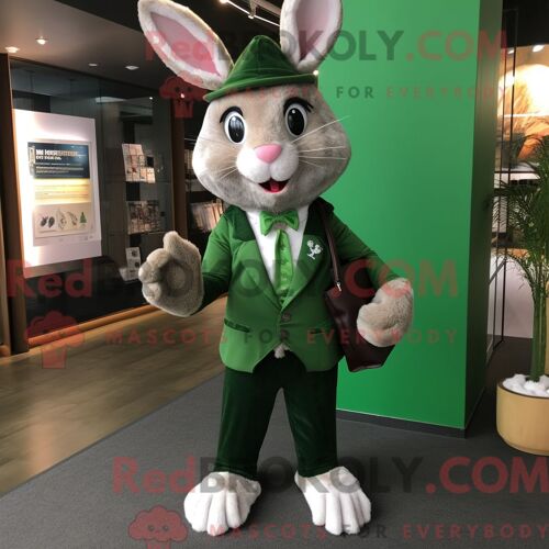 Personnage De Costume De Mascotte Redbrokoly De Cowboy Cyan Habillé D Un T-Shirt Polo Et De Noeuds Papillons