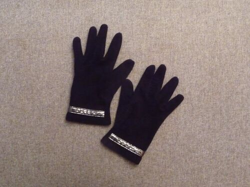Gants Noir Et Argenté- Isotoner