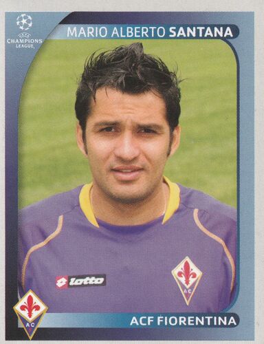 Stickers Image Panini - Champions League 2008 / 2009 - N°293 - Mario Alberto Santana - Acf Fiorentina