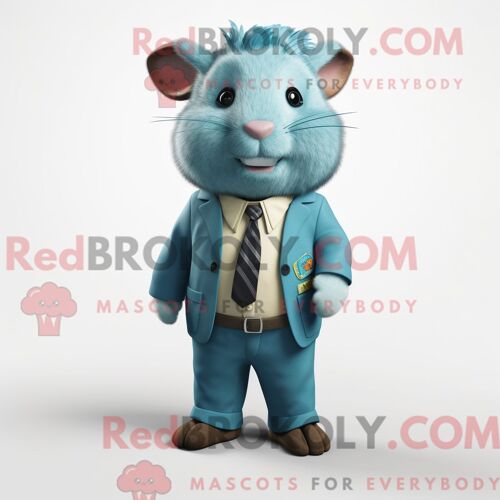 Costume Mascotte Redbrokoly De Falafel Argenté Personnage Habillé Avec Une Jupe Crayon Et Des Boucles D Oreilles