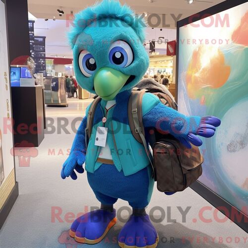 Costume Mascotte Redbrokoly De Chinchilla Orange Personnage Habillé Avec Une Veste Et Des Pinces À Chaussures
