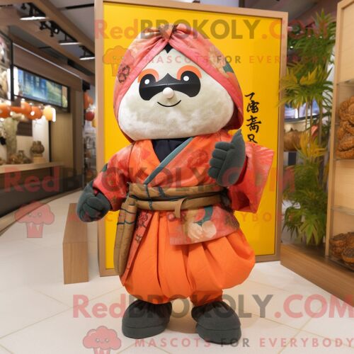 Personnage De Costume De Mascotte Redbrokoly Forest Green Burgers Habillé Avec Un Polo Et Des Clips Pour Écharpe