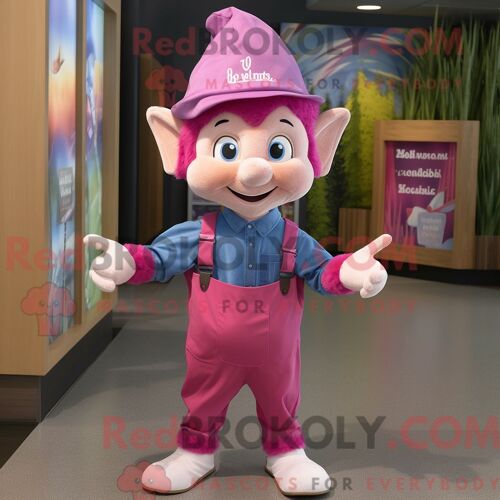 Costume De Mascotte Redbrokoly Purple Arrow Of Love Personnage Habillé Avec Un Pantalon De Costume Et Des Pochettes De Costume