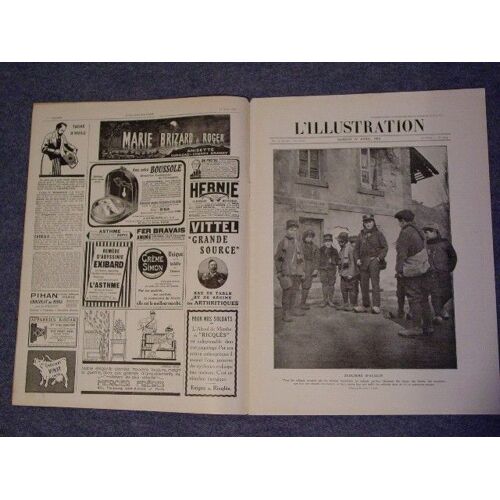 L'illustration 3763 Ecoliers Alsace - General Pau - Dardanelles - Roland Garros -