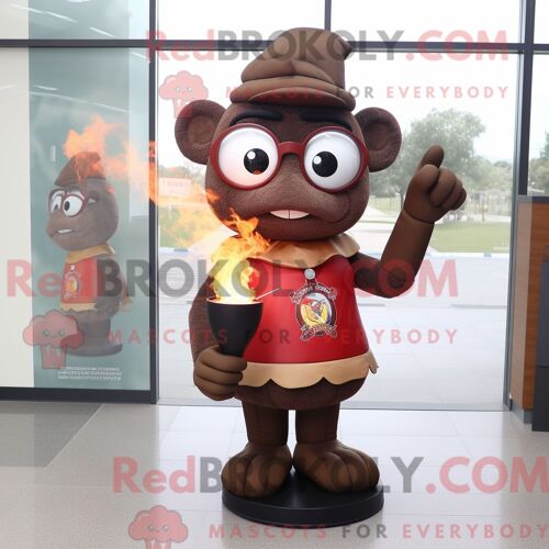 Costume De Mascotte Redbrokoly De Geai Bleu Lavande Habillé D Un Rash Guard Et De Montres-Bracelets