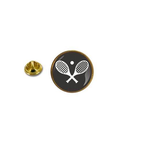 Pins Pin Badge Pin's Metal Avec Pince Papillon Tennis Raquette