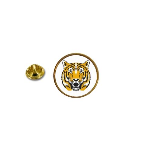 Pins Pin Badge Pin's Metal Avec Pince Papillon Tigre Animal