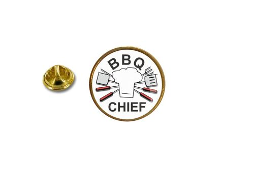 Pins Pin Badge Pin's Metal Avec Pince Papillon Bbq Barbecue Chef