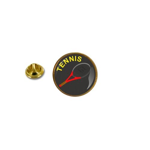 Pins Pin Badge Pin's Metal Avec Pince Papillon Tennis Raquette