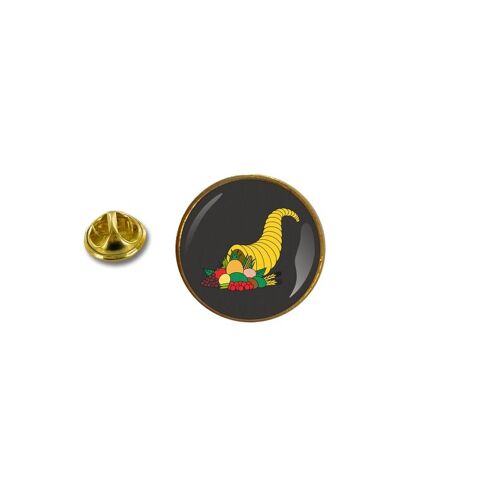 Pins Pin Badge Pin's Metal Avec Pince Papillon Corne D'abondance
