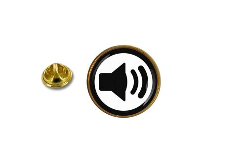Pins Pin Badge Pin's Metal Avec Pince Papillon Son Volume Dj Equalizeur